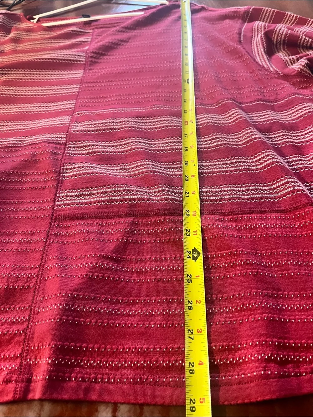 Chaps Red Striped Boatneck Knit Pullover Women’s size 2X L342